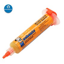MECHANIC Solder Paste Flux RMA-UV 10CC BGA Soldering Paste 10 할로겐-Free Paste 대 한 Mobile Phone Repair BGA Soldeirng Flux, 02 No Syringe Plunger