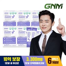 GNM 10억 생 유산균 + 프리바이오틱스 / 프로바이오틱스 질 유래 유산균 함유, GNM SYN 프리바이오틱스 5+1박스 총 180포, 1세트