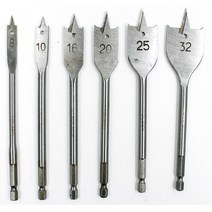 목재 타공 전용 스페이드 비트 목공드릴나비 빗트 얕은보링용, 목공드릴나비 16mm NO.75637