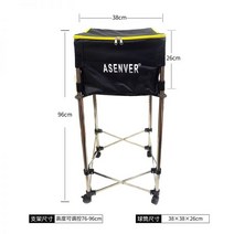 림보 게임 51tennis I Love Tennis Net 휴대용 코치 자동차 볼 카트 대용량 휠 픽업 바구, 11/검은색 asenver 휴대용 코치 차량