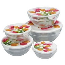 OUA348322광주성미유리유한공사 쿠킹 뚜껑 반찬통 5단 밀폐용기 그릇 김치통 양념통, 본상품, 본상품