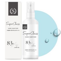 기타브랜드 슈퍼클래스 핸드터치 휴대용 손소독제 100ml, 단일옵션, 상세 설명 참조