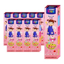 2080 키즈 치약 75g 2스텝 (캐리) 딸기향/무배, 80g, 10개