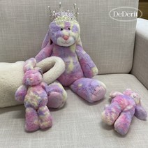 데데리트 귀여운 체리블라썸 레인보우 레트로 토끼 애착인형 키링 생일 선물, 3.체리블라썸 토끼