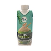 Thai Coco Pure Coconut Water 타이코코 퓨어 코코넛 워터 330ml 12개