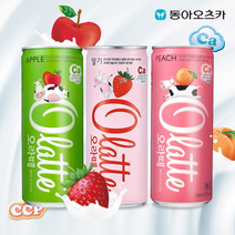 오라떼 240ml CAN 30입 2박스 (딸기 피치 애플), 딸기 1박스 + 피치 1박스
