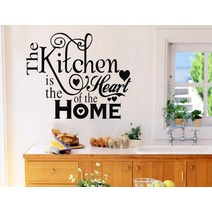 비닐 주방 규칙 룸 장식 예술 견적 벽 데칼 스티커 이동식 벽화 DIY, 한개옵션0
