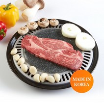 국산 자연석 돌판 구이팬 고기불판 가정용 소고기 삼겹살 바베큐 원형 불판 고기 구이판, 단품, 단품