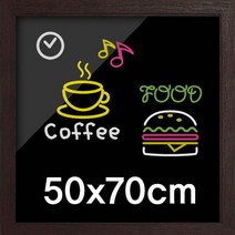 블랙 보드 50cmx70cm 음식점 카페 간판 보드 사무용품쇼핑몰_[230324EA], 본상품선택