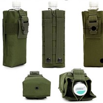 물병파우치 물병주머니 물통 수통 커버 텀블러 포켓 등산파우치, JE-물병파우치:브라운