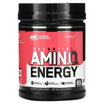 옵티멀 뉴트리션 ESSENTIAL AMIN.O. ENERGY 수박 맛, 9.5 온스