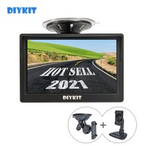 후석모니터 카니발 펠리세이드 엔터테인먼트diykit 800 x 480 5인치 tft lcd display hd car monitor rear view monitor with 컵