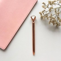 아트박스/갓샵 갓샵 보석볼펜 2종 다이아몬드볼펜 진주볼펜 특이한볼펜 판촉물 답례품, 다이아몬드/실버