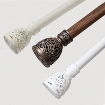 샤이닝홈 소이지 윈스톤 커튼봉 35파이 4단 max 420cm, free, free, 화이트