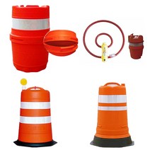 pe드럼 드럼통 조립식 고속도로 공사장 도로 교통 안전 스마트 드럼 휀스 윙카호스 라이트, 조립식드럼