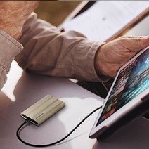 삼성 2테라 ssd외장하드 베이지 usb3.2 방수 방진 2tb, 단일제품