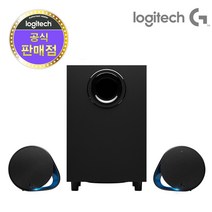 로지텍코리아 로지텍G G560 LIGHTSYNC PC 게이밍 스피커, 블랙