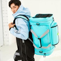 스키 가방 아웃도어 백팩 등산을 할 수 있는 헬스 가방 기내용 가방이 스노 보드 스키. 큰 용량 65L, 01 레이크 블루 65L, 01 59x32cm