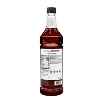 미국직구 모닌 - 다크 초콜릿 시럽 풍부한 코코아 맛 라떼 모카 스무디 & 쉐이크 비건 비GMO 글루텐 프리 (1리터), 수량, 상세참조