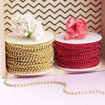 [메이크문구]롤체인줄 원형, 금색, 8009