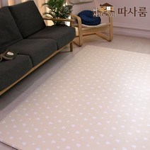 따사룸 놀이방매트 양면 PVC 유아거실 매트, 파인퍼피 양면 매트
