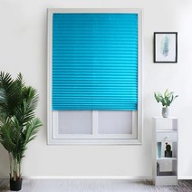 버티컬 블라인드 롤스크린 자기 접착 Pleated 블라인드 하프 블랙 아웃 Windows 커튼 부엌 욕실 발 커피/사