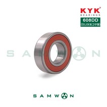 [KYK] 일본산 일제 밀폐형 폐쇄형 깊은홈 볼베어링 6807DD(고무), 단품