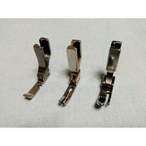 (퀼트나인) 공업용 지퍼노루발 외노루발 파이핑 지퍼 쪽노루발, 중앙지퍼노루발