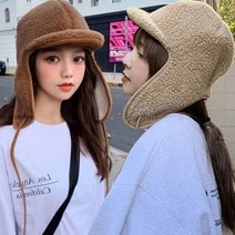 따뜻한 여성 안감퍼 군밤모자 트래퍼햇 ST-4908 귀달이 방한모자 겨울모자 귀도리모자 모자 남자귀달이모자