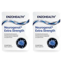 엔조헬스 뉴로제놀 뉴로지놀 엑스트라 스트렝스 70캡슐 2팩 -사은품(뉴질랜드) Enzo Health Neurogenol extra strength