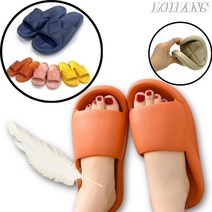 LOHANS 층간소음방지 폭신폭신 EVA쿠션 범퍼 홈슬리퍼 실내화 사무용 가정용 실외용, 블랙, 옵션2 _ 파스텔 무지 슬리퍼