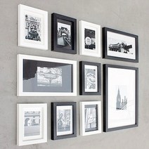 포토월 갤러리프레임 10P세트 소호20화이트