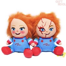 기프트앤돌 정품 사탄의 인형 처키 할로윈 봉제인형 25cm, 스마일