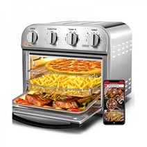 Geek Chef 에어 프라이어 카운터탑 컨벡션 오븐 4슬라이스 토스터 오븐 보온 구이 토스트 베이킹 에어 프라이 오일 프리 조리대에 추천(14QT 오븐), 14QT Air Fryer Oven
