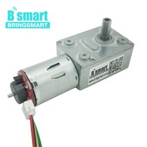 저속모터 Bringmart 12V 저속 DC 모터 웜 기어 인코더 디스크 고 토크 감속기 역방향 도매 JGY-370B, 02 10RPM_01 6V