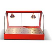 휴게소 온장고 쇼케이스 핫바 햄버거 푸드 음식 진열, 아크 80 조명 2개