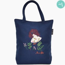 토트백 숙녀 자수 토트백 토드백 손가방 미니에코백 미니토트백 보조가방 tote bag ecobag mini tote [국내생산]
