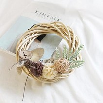 아이방 방문 꾸미기 천연소재로 만든 리스 사장실 미술관 카페 오피스텔 서재 벽장식소품 원룸, 상세페이지 참조