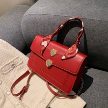 가방 여성 용 가방 2021 트 렌 드 에 어 울 리 는 숄 더 레 드 웨 딩 신부 용 가방 고 급 스 러 운 크로스 백