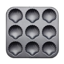 비앤씨마켓 코팅좋은 마들렌틀 (마들렌팬 9구) 24X24cm, 1개