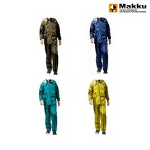 MAKKU AS-5100방수낚시복 레인웨어 선상우의 루어비옷, 네이비4L-004053, 의류