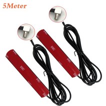 2pcs wifi 안테나 3g 4g lte 패치 안테나 700-2700mhz 12dbi sma 남성 3 모뎀 라우터용 5m 커넥터 확장 케이블, 협력사, 2pcs-ts9-5 미터