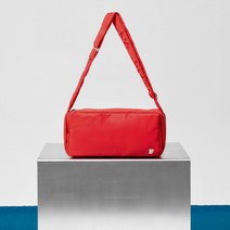 FABRIC BRIQUE BAG - RED