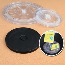 매장 제품 상품 디피 진열 회전 전시 샘플 용 광고 홍보 대 휴대폰 핸드폰 받침 거치 투명 스탠드 원형 원판 피규어 디스플레이 매대, 제품선택, 투명 - 소