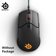 스타크래프트마우스 서든어택 버티컬 손목보호 SteelSeries Sensei 310 광학 유선 게임용 마우스 RGB Light 12000 DPI 마우스 LOL 4, 소매 상자 없이