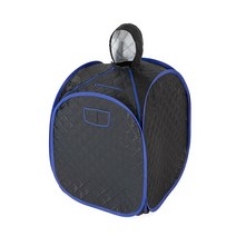 개인사우나 1인찜질방 가정용사우나 휴대용 스팀 사우나 텐트 스파 룸 박스 1 또는 2 찜기 없음 체중 감, 02 1 person black