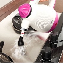 스팀해빙기 고온 청소기 음식점 다목적 결빙용 녹이기, 오렌지블랙와이어솔(6브러쉬+구