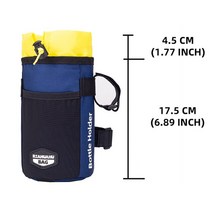 자전거 가방 병 홀더 핸들 바 사이클링 물병 캐리어 파우치 MTB 주전자 액세서리, [02] 파란