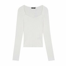 [AK PLAZA] [버커루]여성 골지 하트넥 니트(B225KT610P)