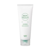 해피바스 마이크로미셀라 솝베리 모이스처 클렌징 폼, 150g, 5개